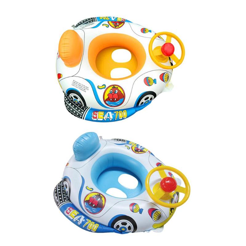 Infant Swimming Ring Baby Pool Seat Toddler Float Water Ring Aid Trainer