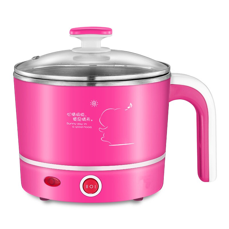 Mini cuiseur vapeur électrique multifonction, petit cuiseur électrique chauffant tasse 1l pour cuiseur vapeur/bouilli/cuisson