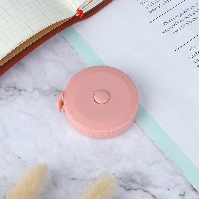 150cm tape measure telescopic ruler children's height ruler portable tape measure color random: pink