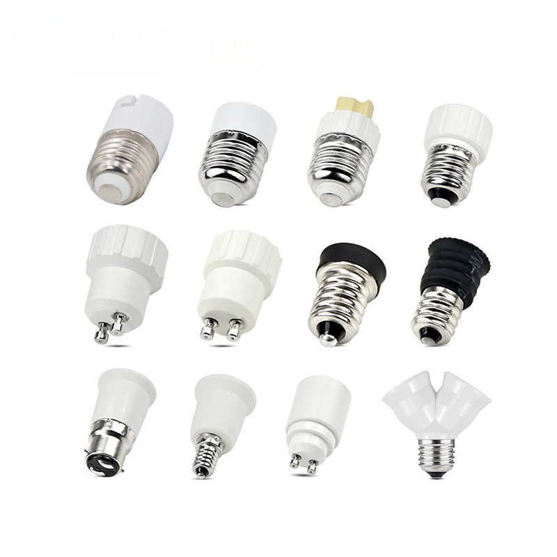 LED Lampvoet Beugel Converter, E27-E14 E27-GU10 Socket Adapter Arrangfor Maïslamp, Converter Fittings, 1PC E14, GU10