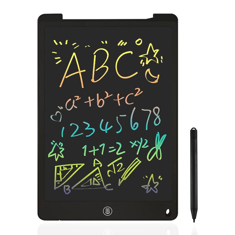 12 Inch Lcd Schrijven Tablet Uitwisbare, Herbruikbare Lcd Schrijven Tablet Kleurrijke Screen Tekentafel Leren Speelgoed Cadeau Voor Kinderen