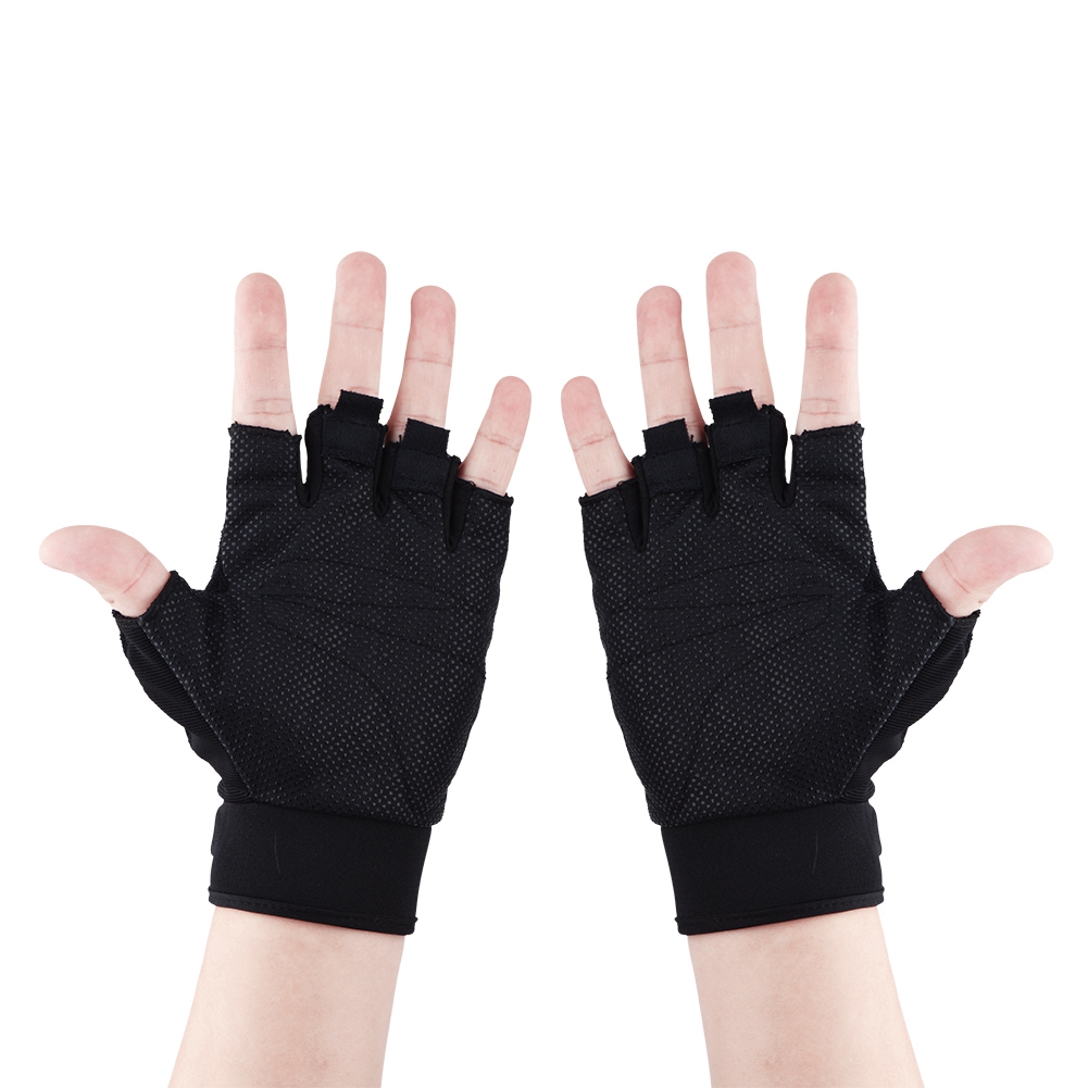 Gants de vélo ajustables pour enfants, unisexes, à enfants-enfants-demi-doigts, respirants, antidérapants, durables, pour l'équitation, le cyclisme