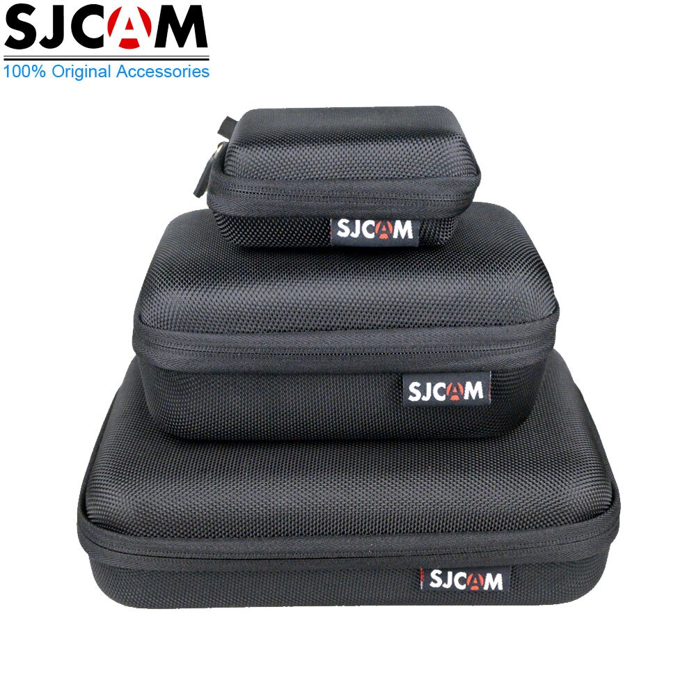 Saco de armazenamento original tamanho s/m/l, capa para sjcam sj8 pro/plus/air sj4000 acessórios para câmera sj6 sj7 m10 m20 h9 c30, 5000