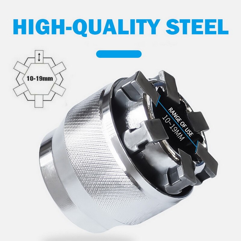 Universal Socket Wrench Adjustable Socket Wrench Adaptive All-Fitting Multi Drill Attachment Adapter Socket