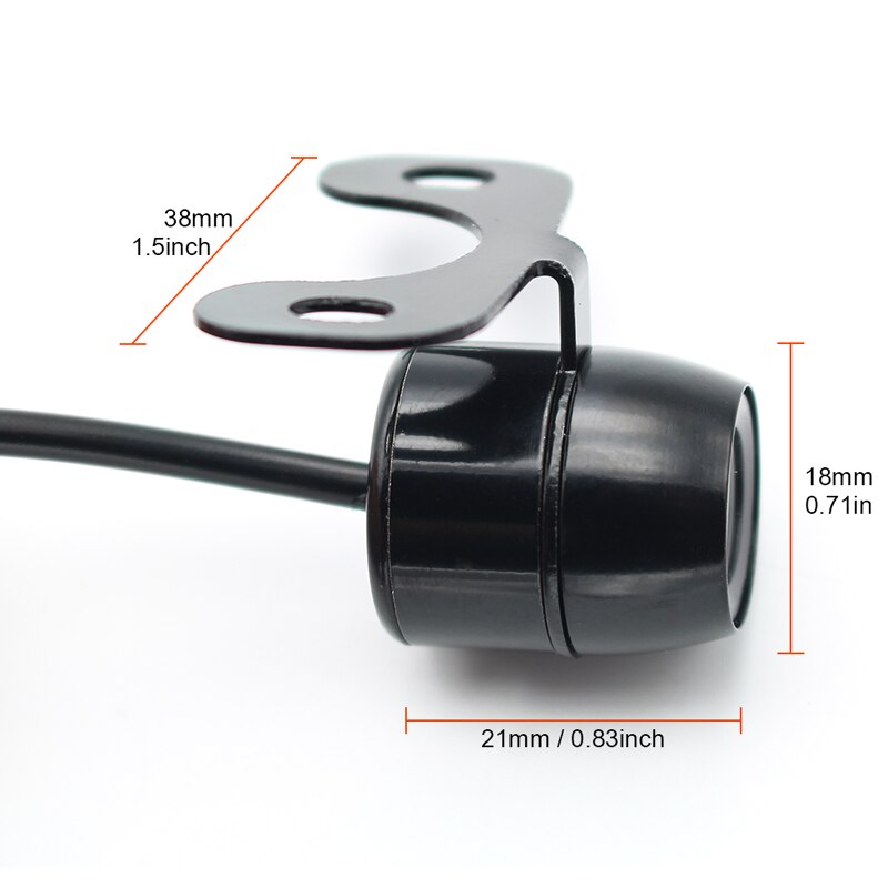 Greenyi waterdichte achteruitrijcamera voor auto's met 480 tv rijen beugelmontage