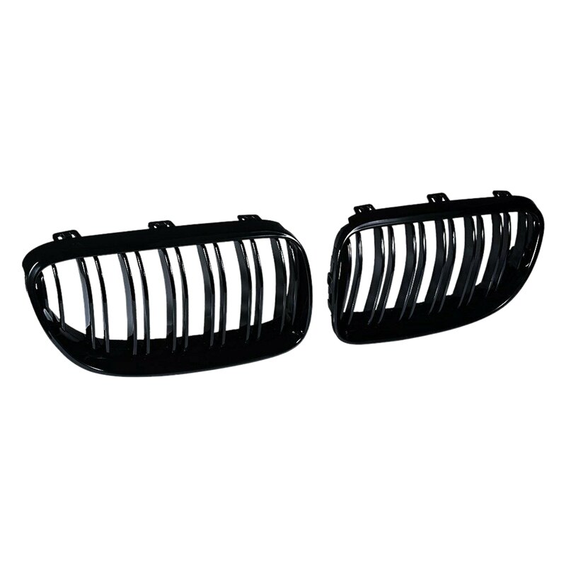 2X Gloss Black Front Nier Grill Grille Voor-Bmw E92 E93 3-Serie 328I 335I Coupe Lci