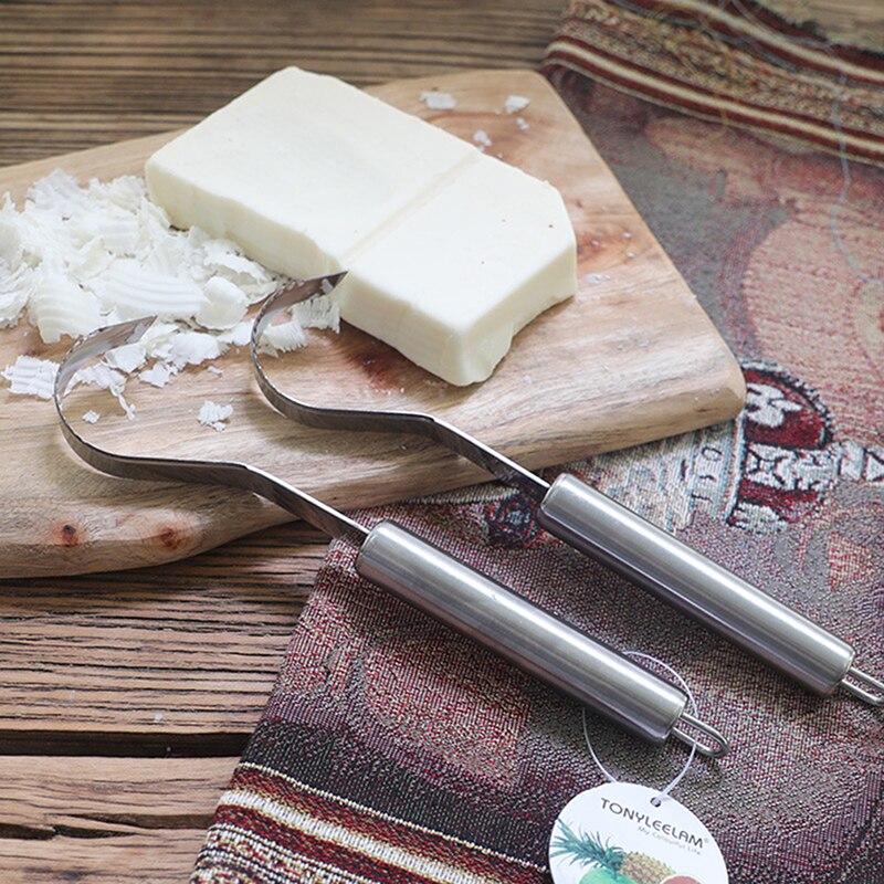 Chocolade Schraper Rvs Kaasrasp Boter Mes Cutter Nuttig Dessert Tool Bakken Gadgets Handbediende
