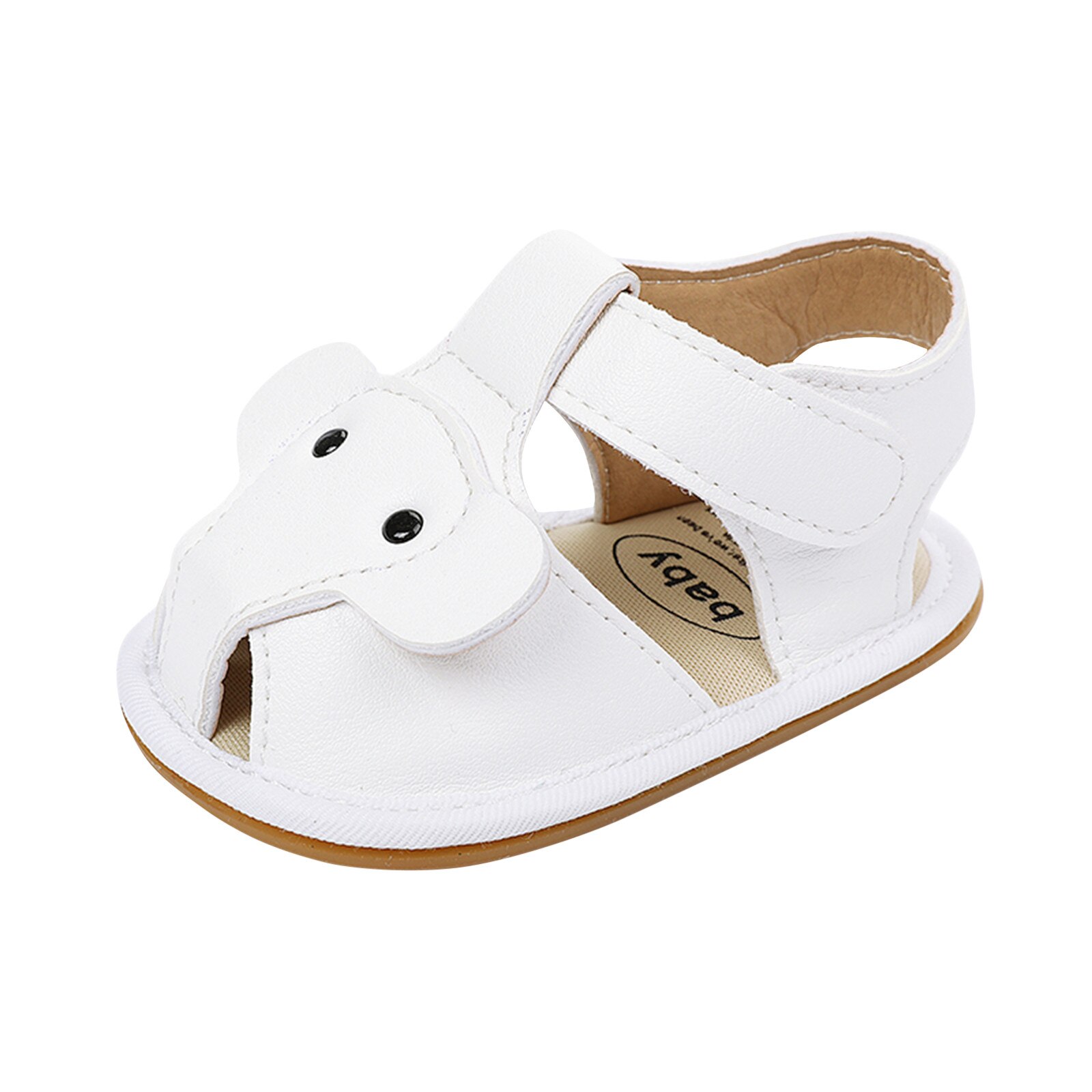 0-18 monate Kleinkind Krippe Schuhe Sommer freundlicher Kleinkind Baby Mädchen Elefant Sandalen Kork Schuhe Strand Schuhe Prewalker Zapatos