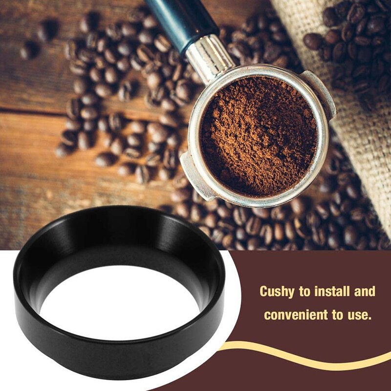 51/54/58Mm Espresso Koffie Dosering Ring-Schermen Koffie Filter Catcher Vervanging Ring Voor Espresso Bruin, barista Tool