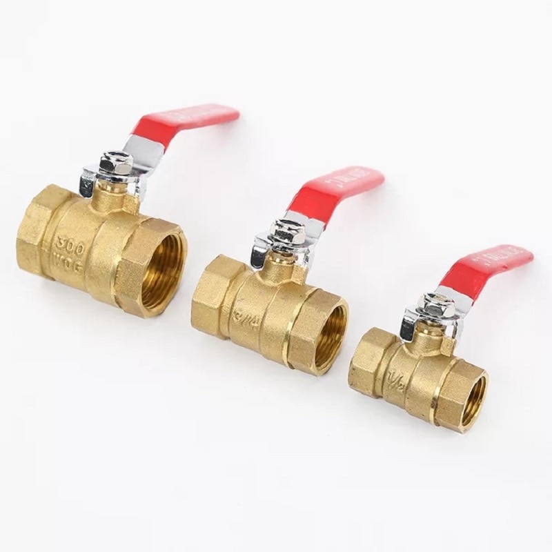 Pneumatische Valve 1/8 "1/4" 3/8 "1/2" Interne en externe Draad Kogelkraan Luchtcompressor Kogelkraan pneumatische componenten