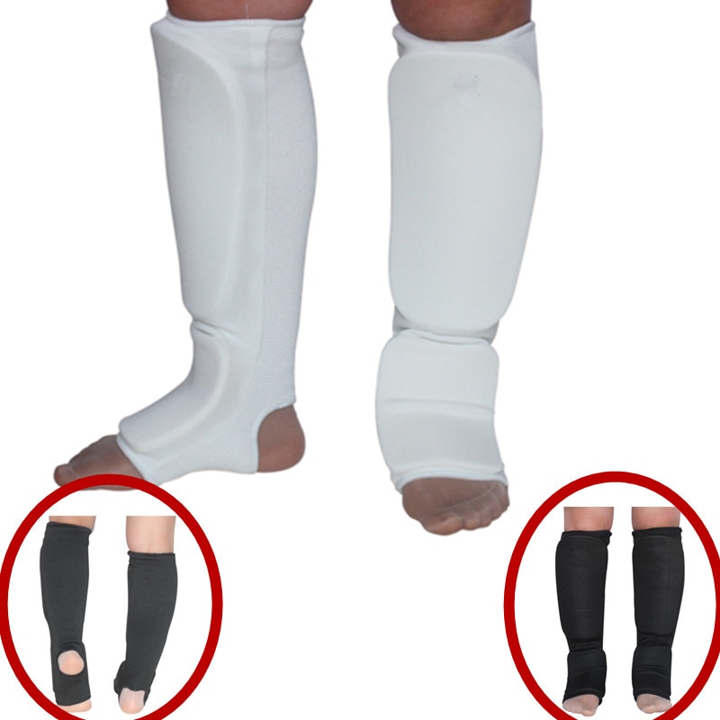 Protector de espinilleras para kárate, equipo para pies, caña de protección para pierna, de buena , para kick boxing, MMA, para niños y adultos