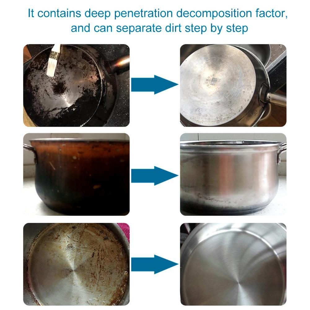 Powerful Kitchen Grease Cleaner Cleaning Kitchen Grease CleanerAll-Purpose Rust Cleaner Bubble Household Cleaning 30/100/200ml