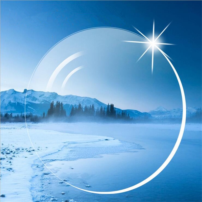 1.67 ultratynne asfæriske reseptbelagte linser cr -39 nærsynthet presbyopi linse harde uv beskyttelsesbriller anti-prot 2 stk