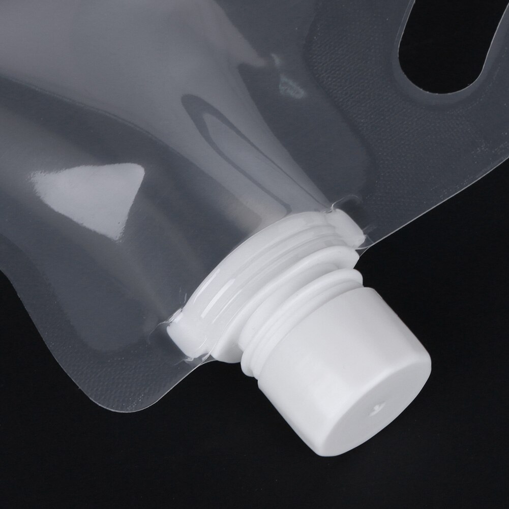 Draagbare 2L Opvouwbare Drinkwater Bag Voor Outdoor Camping Wandelen Paardrijden Water Container Kleine Handvat Water Zak Outdoor Gereedschap