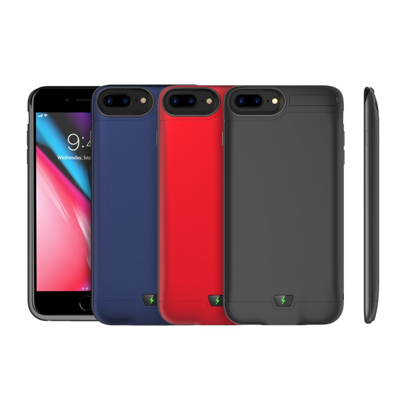 Suqy External Battery for Iphone 6/ 6s/ 7/ 8 Case Power Bank 5500mAh Rechargeable Batteries Charging Case for Iphone 7 Powerbank
