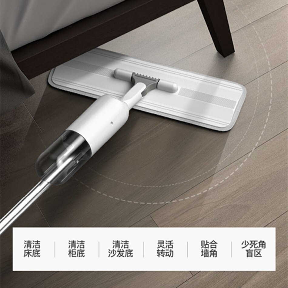 Spray Water Disinfectant Household Flat Mop Wood Lazy Artifact
