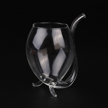 Wijn Cup Glas Met Nozzle Glas Glas Drink Mok Home Decor 300Ml 300Ml 300Ml Duurzaam Creatieve Clear Sap