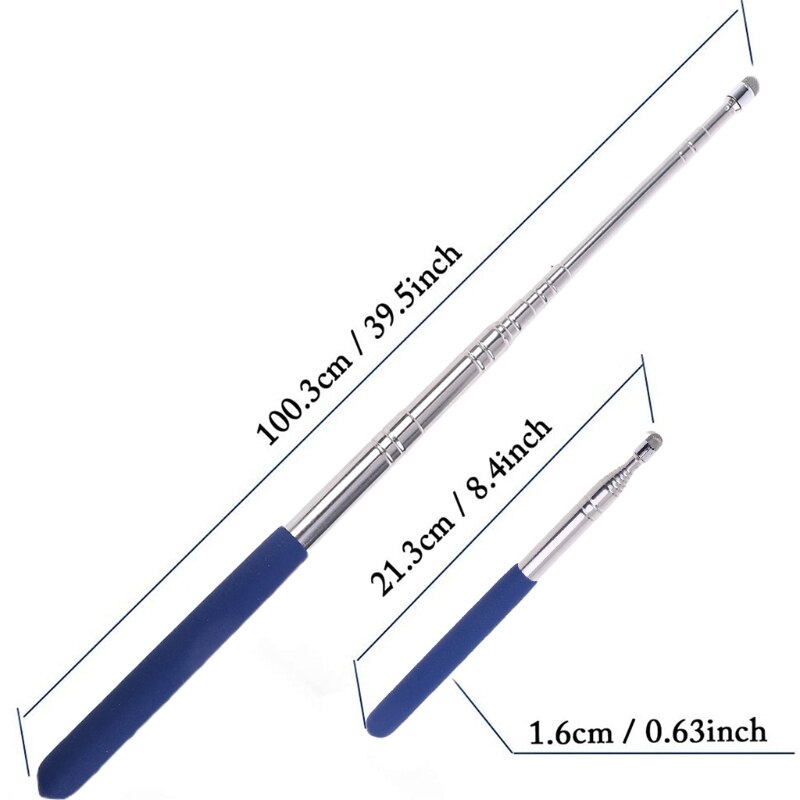 4 Pcs Telescoping Teacher Pointer Stick Extendable Pointer for Classroom Electronic Whiteboard Collapsable Kids