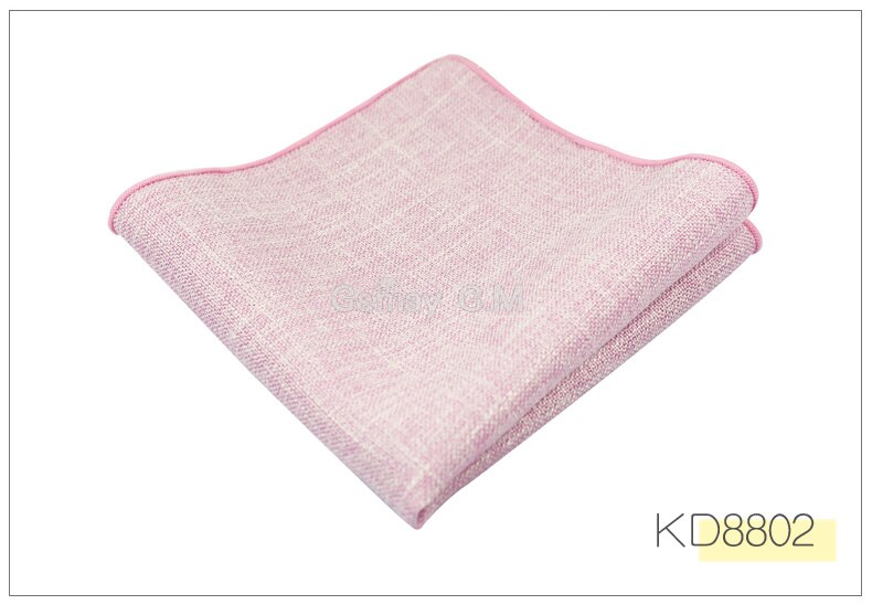 Heren katoenen zakdoeken geweven effen zakdoek heren zakelijk casual pochet zakdoek bruiloft zakdoeken: Kd8802