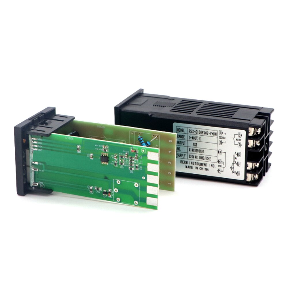 PID Digital Intelligent Temperature Controller REX-C100FK02-V*DN 0-400°C K Type Input SSR Output Pid Heating / Cooling Control