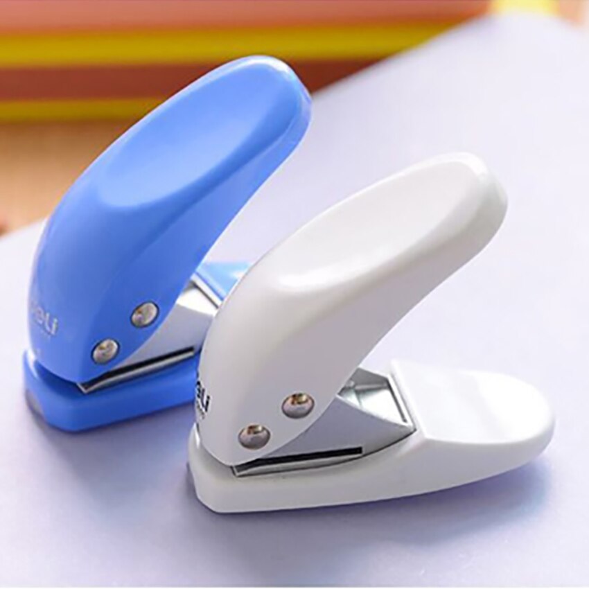 Kawaii Mini perforadora manual portátil de agujeros cuaderno DIY, herramienta de impresión de Punch Craft de papel, cortador de tarjetas de álbum de recortes, perforador de papelería