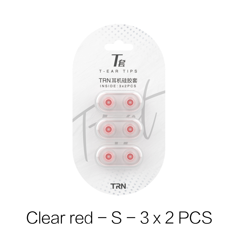 TRN T-auriculares de silicona con doble estructura de soporte, cascos TRN MT3 ST5 BAX EMX, novedad, 3 pares