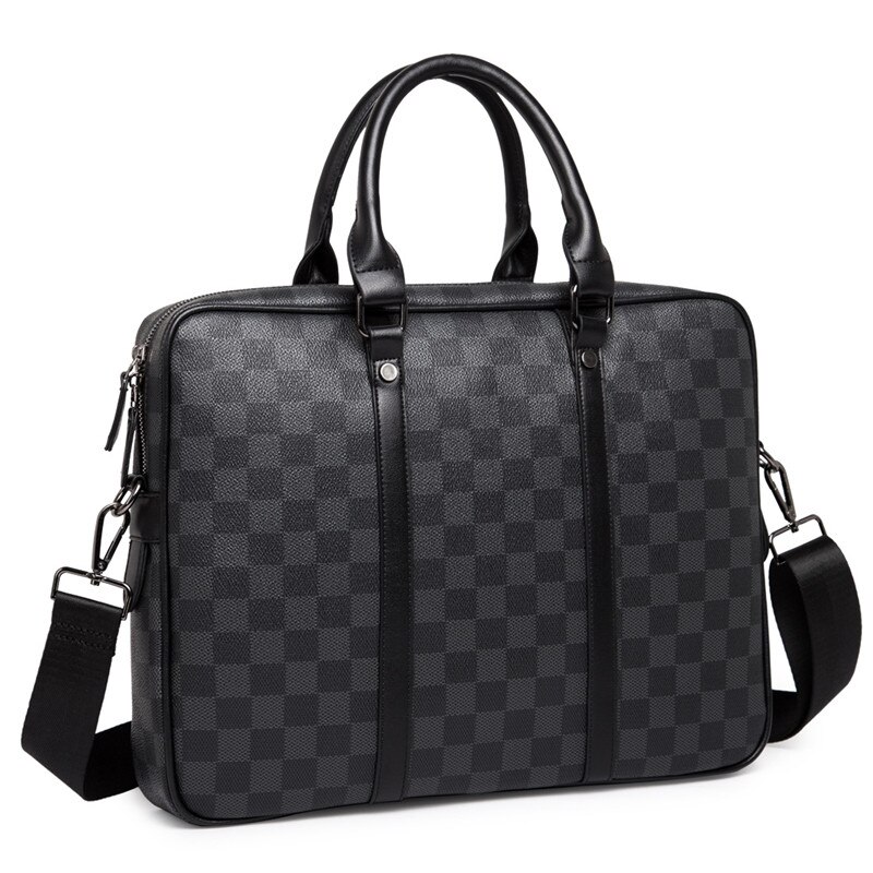 Laptop Tasche Große Kapazität Business Reise Aktentasche Passt 14 Zoll Computer Tabletten Notebook für Männer handtasche Plaid tasche: 2