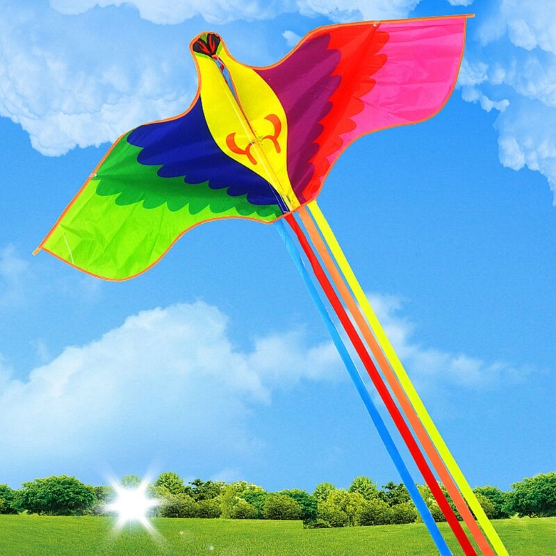 Cometa gigante colorida actividad recreativa de ala Delta estable Fácil de volar para niños y principiantes, disfrutar del tiempo de verano