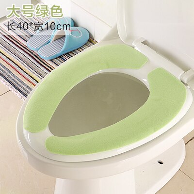 1 pc Pasta Wc Mat Universele Waterdichte Toilet Seat Cover: M Green