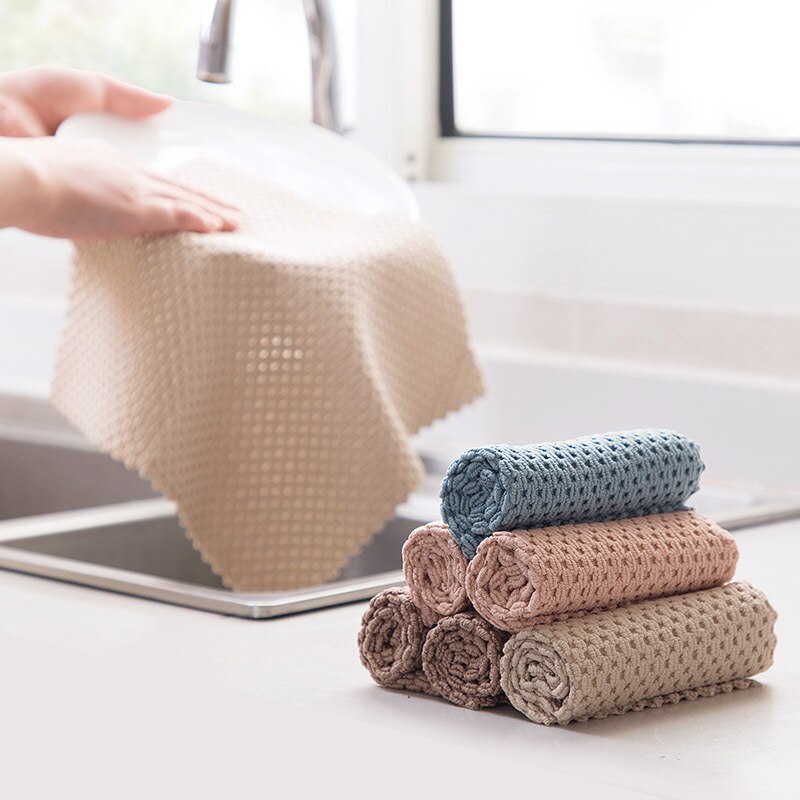 HOMEXCEL Microfiber reinigingsdoeken 12 stuks, premium 12,5 x 12,5 inch microvezel handdoek voor auto's, zwart