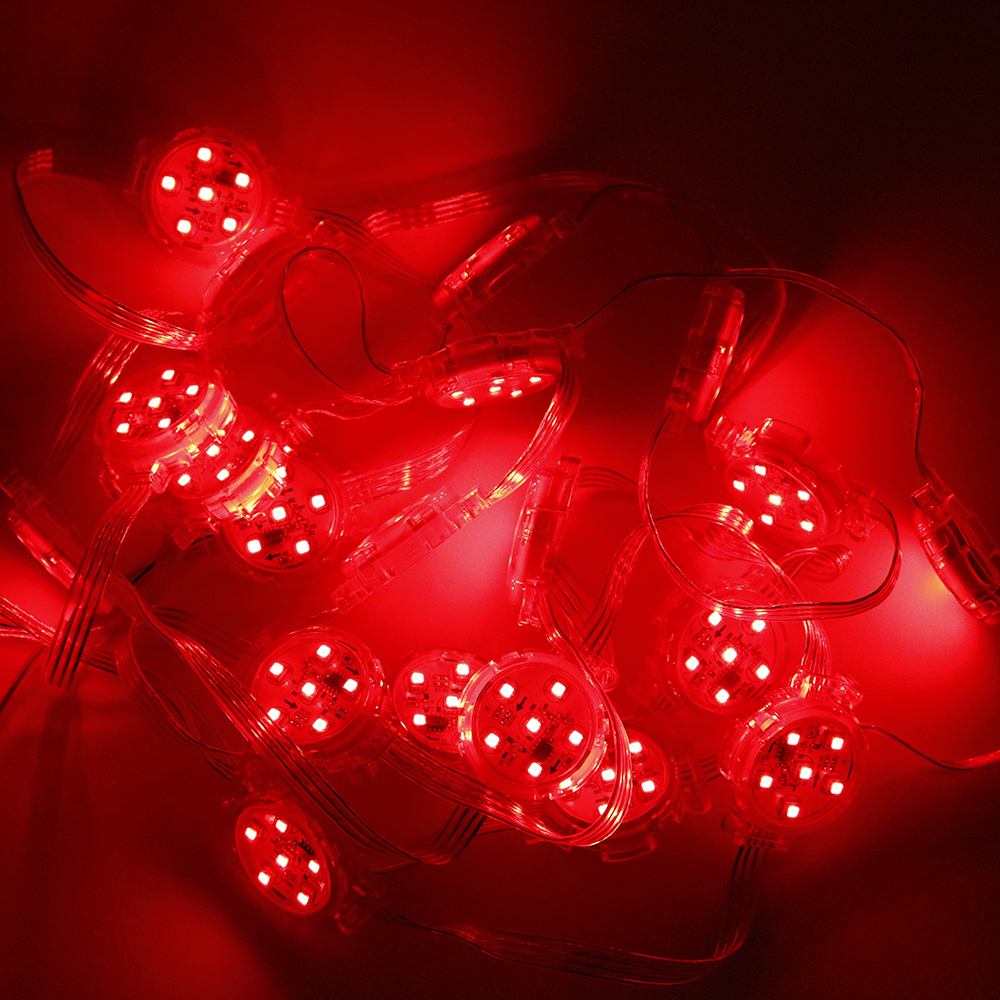 20 stks/partij 40mm DC24V 3535 UCS1903 module Diffuus LED Pixel Module Full Color 6 LEDs RGB adresseerbare led lamp string modules