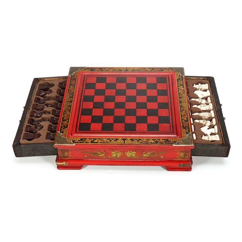 Xiangqi Pièces Jeu d'Echecs Chinois Bois de Hêtre 3.8 cm - Boutique Paris