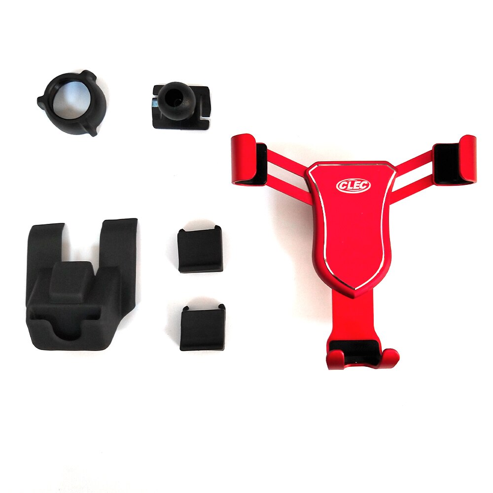 Support de téléphone portable intelligent, pour mercedes-benz classe GLC X253 C253 – , accessoires de montage sur grille d'aération: Red