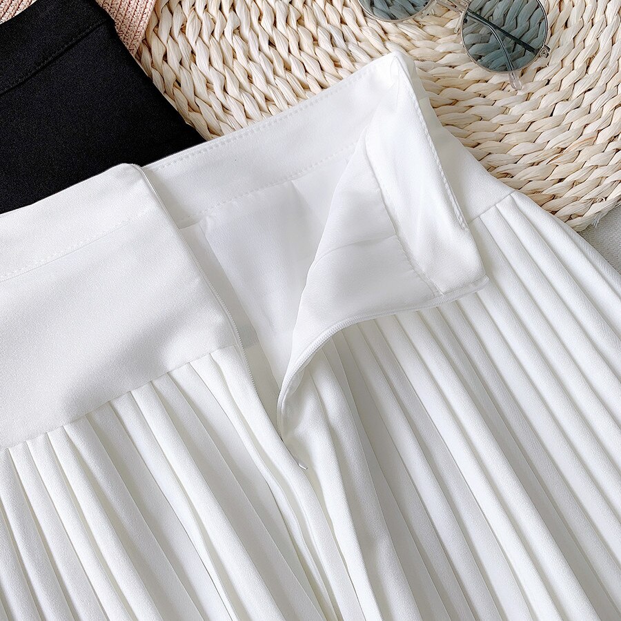 Jupe plissée blanche pour femmes, nouvelle , jolie jupe de Tennis, Style collégien, tempérament jeune, Slim, courte
