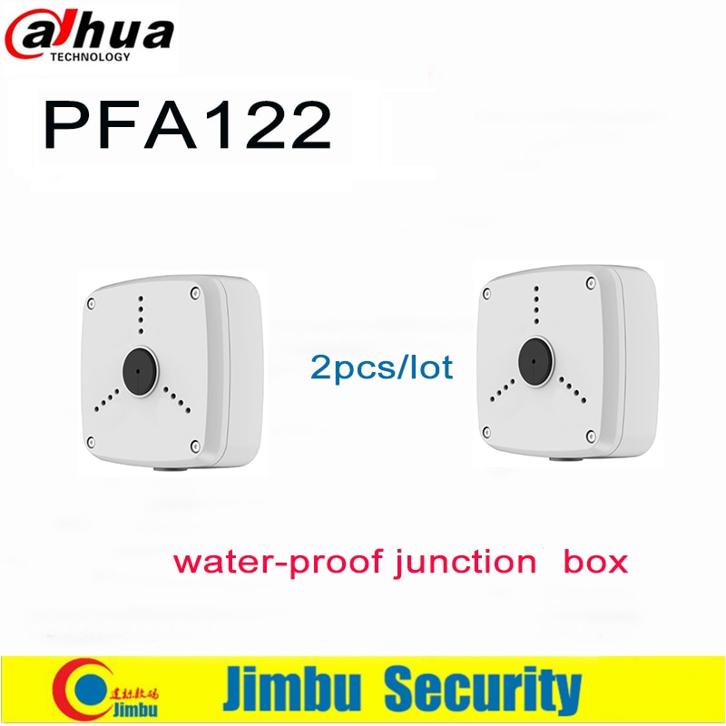 Dahua-caja de empalme a prueba de agua PFA122, 2 unids/lote, accesorios de CCTV, soporte de cámara IP, montaje de cámara PFA122