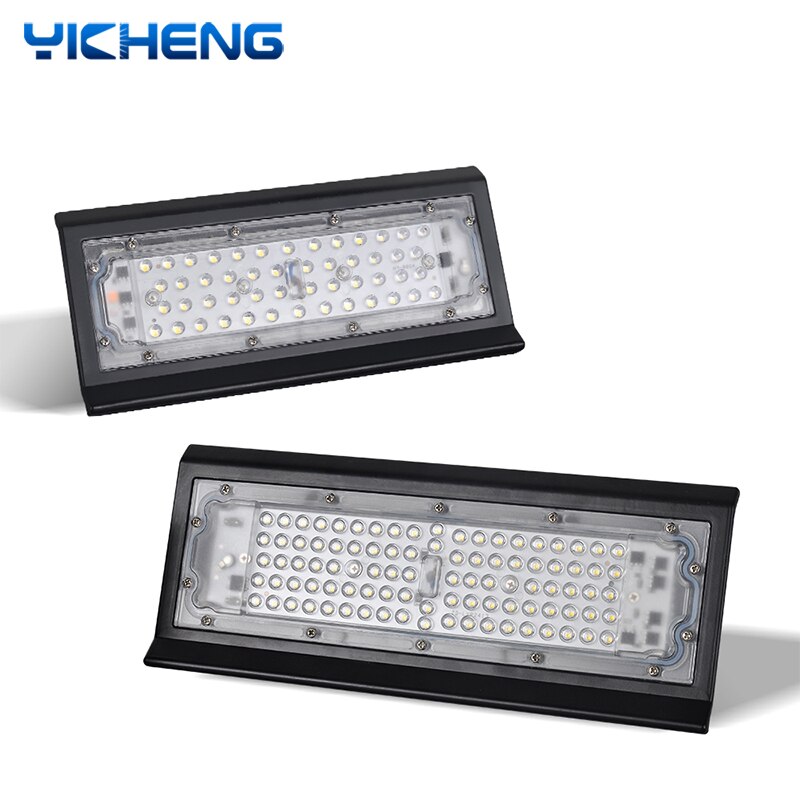 Projecteur LED ultramince, conforme à la norme IP66, éclairage d'extérieur, idéal pour un chantier, 50/100W, ac 220v