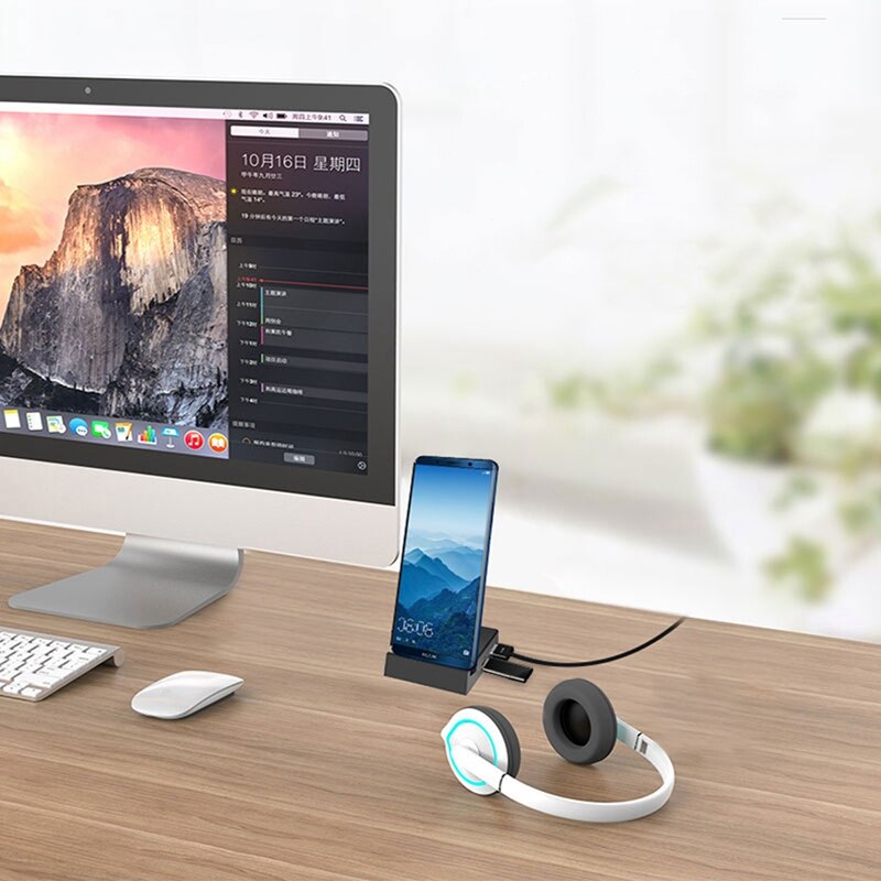 8 in 1 Tipo-C attracco centro per Nintendo interruttore molo Multifunzionale HD attracco stazione per Huawei /Samsung / Xiaomi