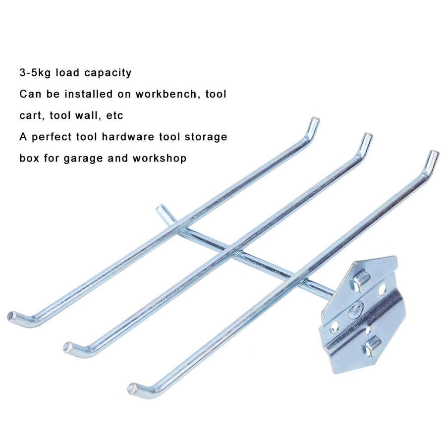Wall-Mounted Hardware Tool Storage Rack Pegboard Hook Garage Tool Stand Holder Tools Cabinet Hole board hook Hardware Tool box