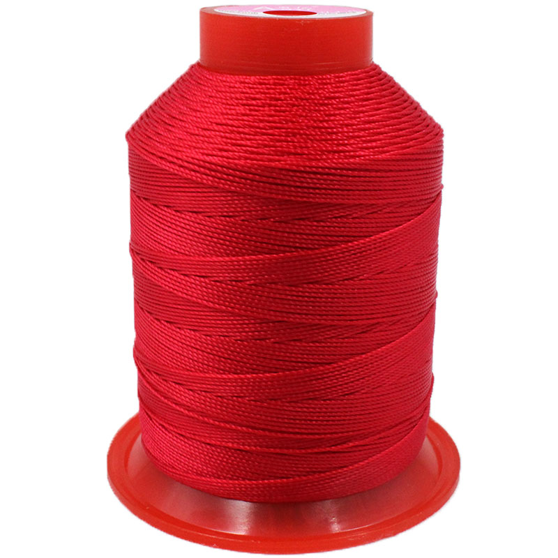 Steering wheel hand stitching handle thread not loose strand Bondi thread bright nylon sewing thread manufacturer: Red