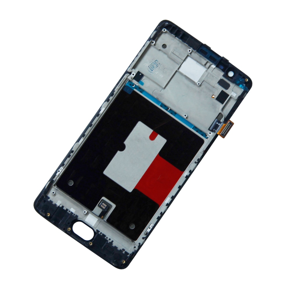 Für Oneplus3 Oneplus 3 Für Oneplus 3T A3000 A3010 A3003 1 + 3/1 + 3t Lcd display Digitizer Touch Screen Mit Rahmen