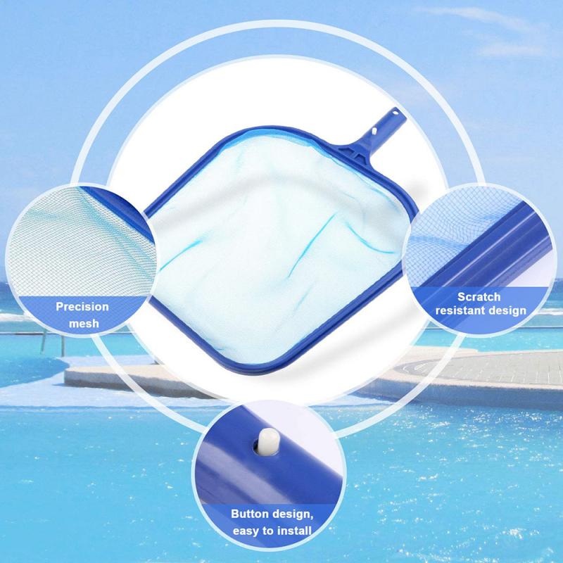 1 stk swimmingpool fiskenet kvalitet fint net affaldsrensning rive blad net skimmer hjemme udendørs rengøring gadgets