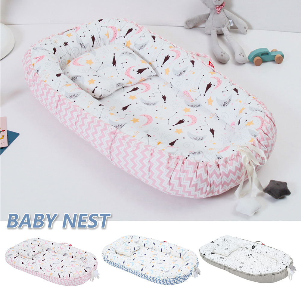 Baby Nest Voor Pasgeboren En Baby 'S, Baby Lounger Bed, Peuter Slaap Pod Met Ademende En Hypoallergeen Katoen, baby Slaap Precies