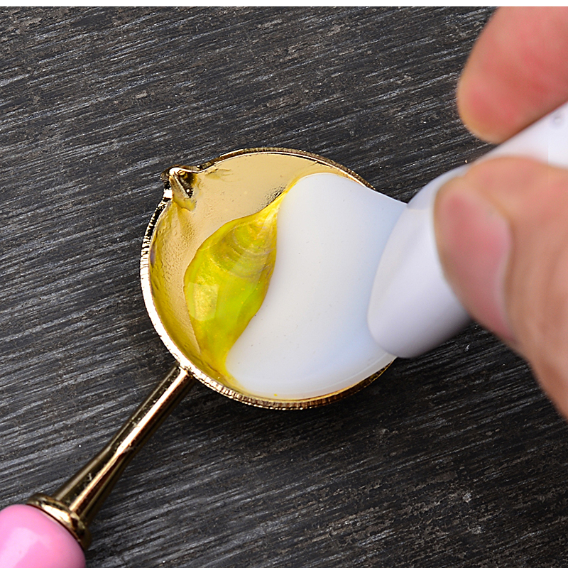 Zegel Stempel Wax Lepel Schoonmaken Tool Zachte Siliconen Lepel Smelten Wax Lepel Cleaner DIY Huwelijksuitnodiging Clear Stamps Tool
