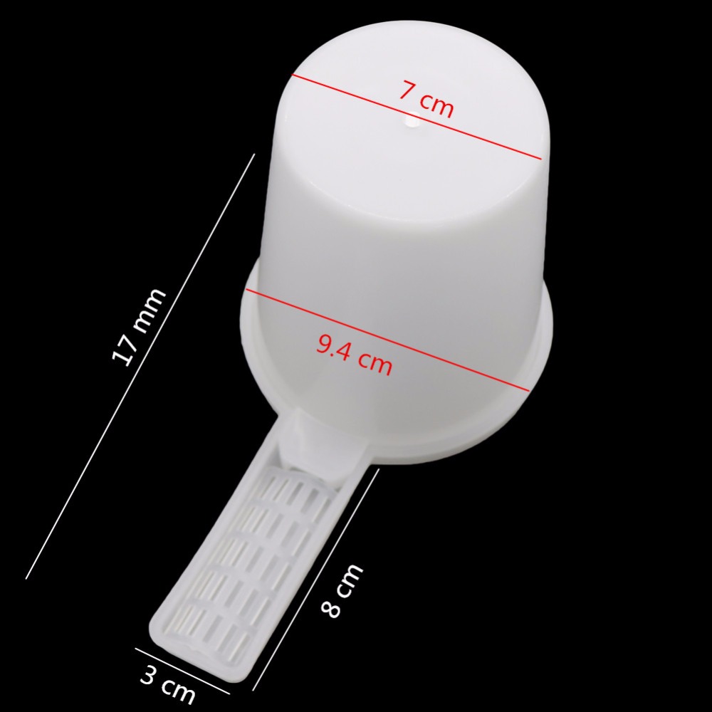 Bijenteelt Drinken Feeders Plastic Bijenkorf Imker Bee Feeder Water Drinken Voeden Fonteinen Bijenteelt Bijenteelt Gereedschap 1 Pc: Light Grey