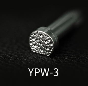 Diy productos de cuero hechos a mano cuero curtido vegetal herramienta de tallado y estampado de cuero de acero inoxidable perla motivo de peces piel de pescado p: 10.5mmx9mm