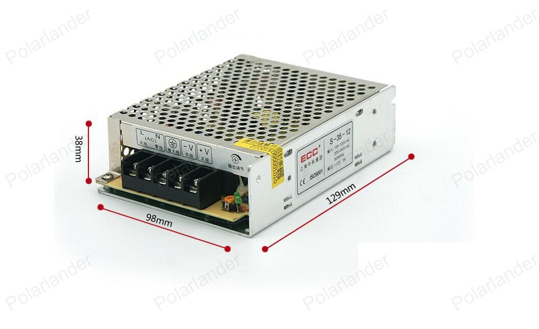 AC 110/220 V DC 12 V 3A Schakelaar Voeding Adapter Converter 36 W voor LED Strip