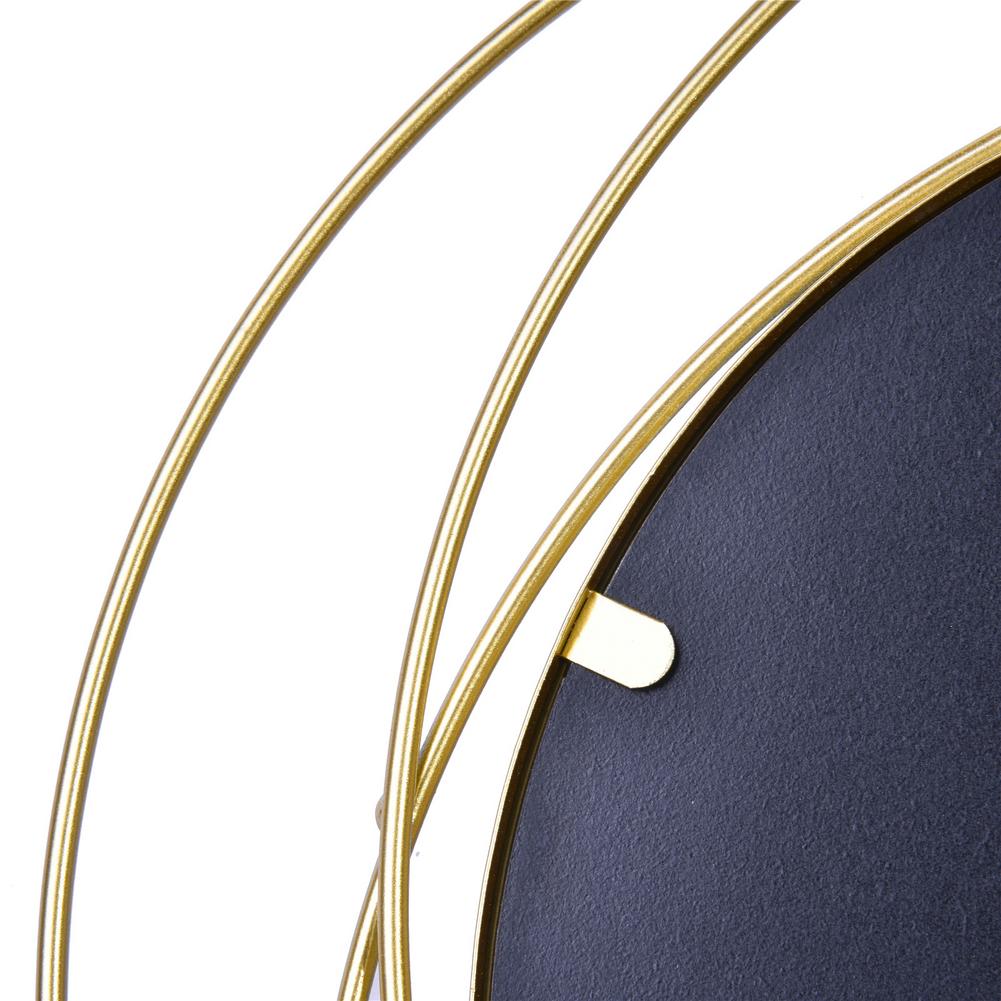 Classic Hanging Wall Mirror Geometric Durable Metal Frame Wall Mount Mirror For Party Wedding Bathrooms Bathroom Decor