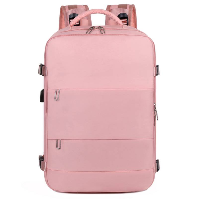 Multifunction Travel Bags Large Capacity Shoulder Bag For Women Handbag Men Backpack Women's Sports Bag Crossbody Bag: Pink
