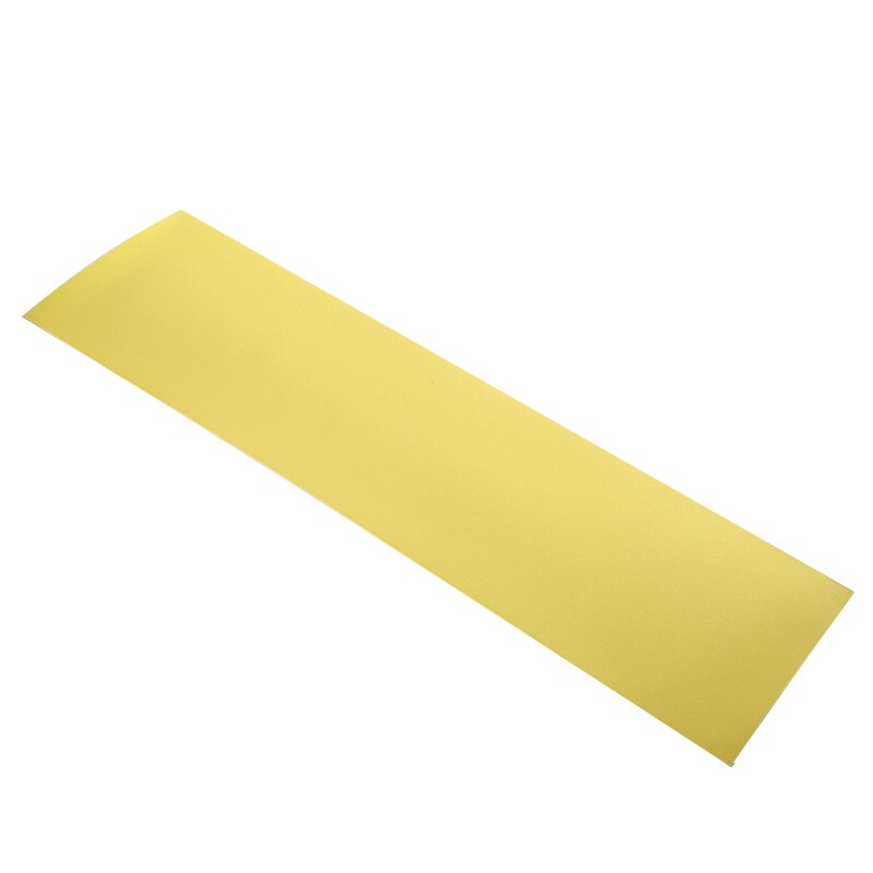 Skateboard Deck Sandpaper Grip Tape Wear-Resistant ThickeningGriptape Skating Scooter Sticker 84*23CM: Yellow