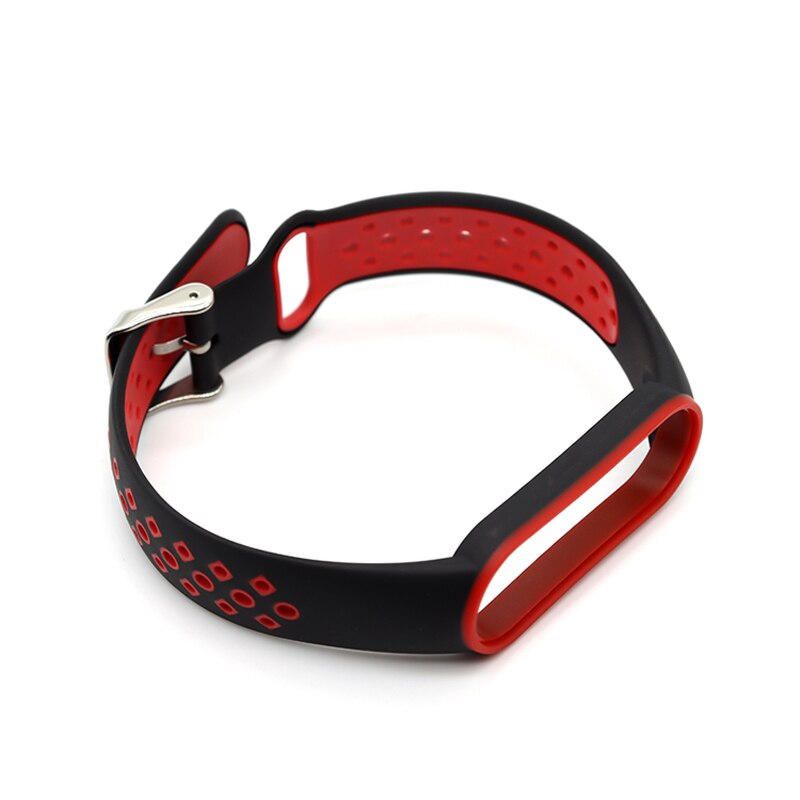 Para Xiaomi Mi Band 5 4 3 6 Correa de doble Color pulsera de silicona reemplazo para Xiaomi Band 4 MiBand 3 5 6 correas de banda